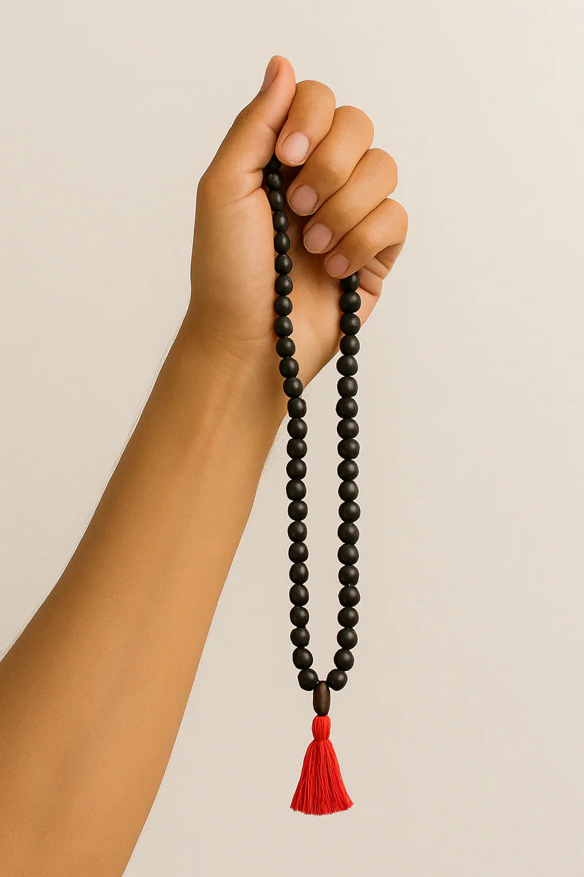 Original Karungali Malai – 108 Ebony Blackwood Beads (Lab Tested and Government Certified)